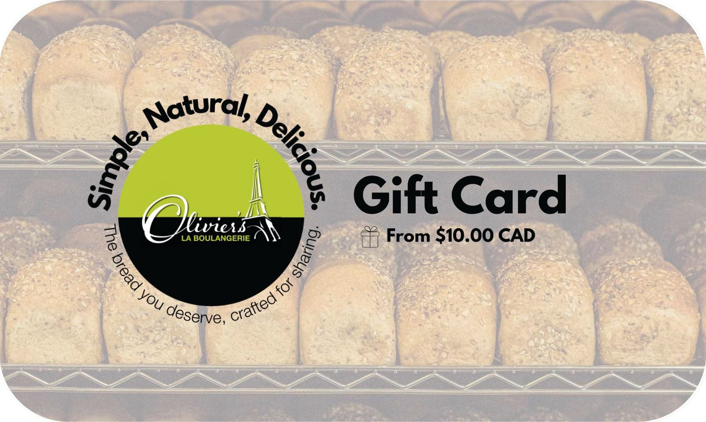 Oliviers Bread Gift Card